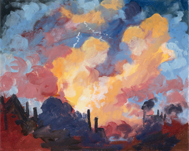 Karen Kilimnik, the factories of Mars and Mercury, 2017