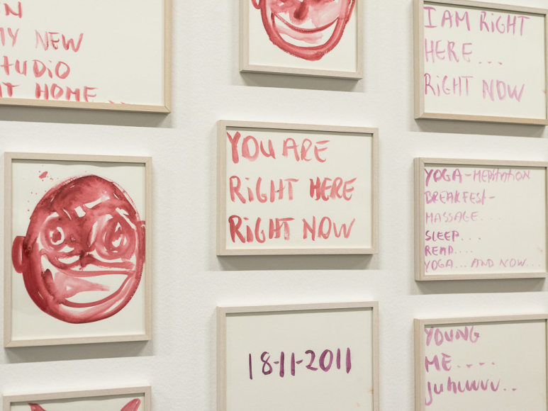Exhibition view: Jeppe Hein, Inhale-Hold-Exhale, Kunstmuseum Thun, 2018