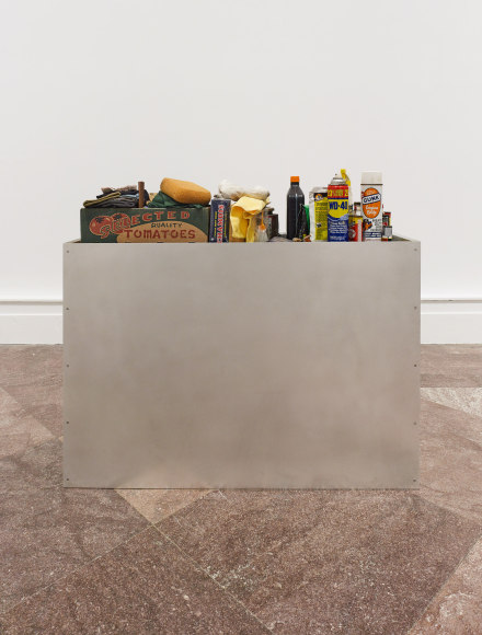 Jacob Kassay, Installation view: OTNY, Albright-Knox Art Gallery, Buffalo, 2017