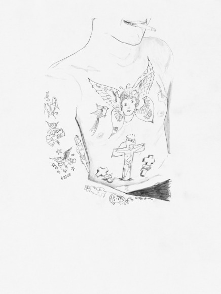Collier Schorr, Tattoo and Smoking, 2007