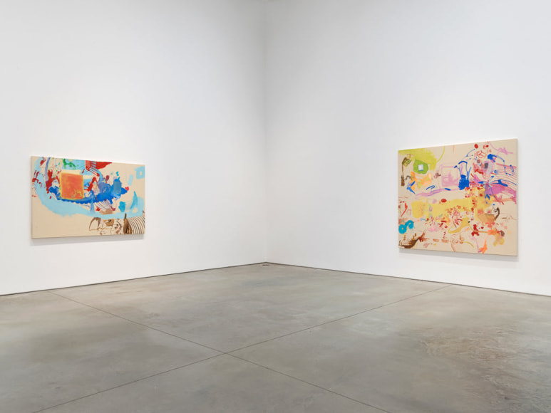Sue Williams, Installation view: 303 Gallery, 2017