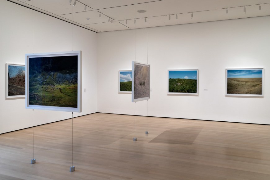 Installation view of Stephen Shore. The Museum of Modern Art, NY, November 19, 2017 – May 28, 2018.