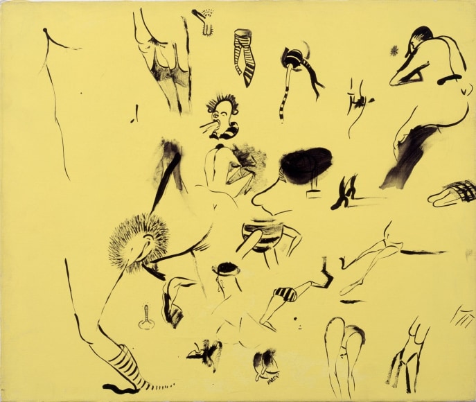 Sue Williams, Large and Small, 1995