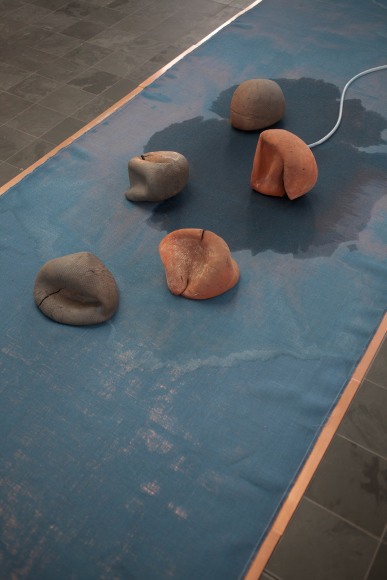 Installation view: Katinka Bock, Nebenwege, Kiosk, Gent, 2014