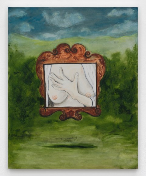 Tanya Merrill, Georgia Okeeffe's breasts in a frame made for Jesus, descending Toledo