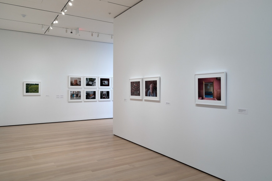 Installation view of Stephen Shore. The Museum of Modern Art, NY, November 19, 2017 – May 28, 2018.