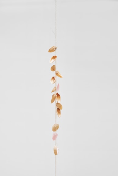 Installation view, Nina Canell, Future Mechanism Rag Plus Two Grams, Simian, Cophenhagen, 2024. Photo: GRAYSC / Simian