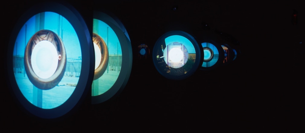 Doug Aitken, on, 2002, Installation view: 303 Gallery, 2002
