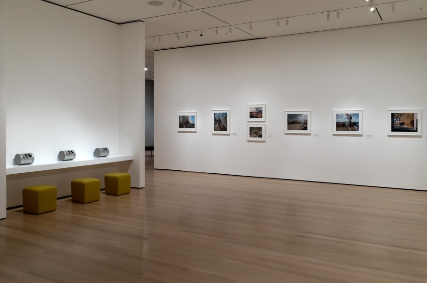 Installation view of Stephen Shore. The Museum of Modern Art, NY, November 19, 2017 – May 28, 2018.