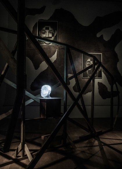 Jane and Louise Wilson, Installation view: Undead Sun: We Put the World Before You, Middlesbrough Institute of Modern Art, 2016