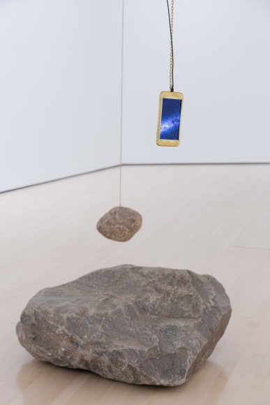 Installation view: Field Day: Alicja Kwade, Eli and Edythe Broad Art Museum, 2017