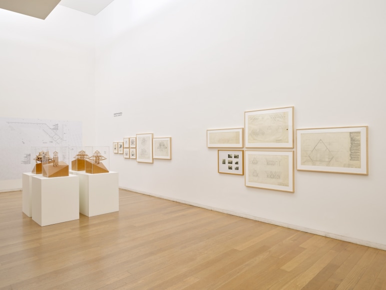 Installation views, 'Not Post-Modernism. Dan Graham and 20th-Century Architecture', Fundação de Serralves - Museu de Arte Contemporânea, Porto (Portugal), from 13 OCT 2023 to 31 MAR 2024.
