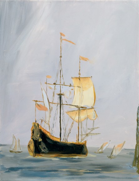 Karen Kilimnik, arriving at the cove, Hawaii, 1600s, 2005