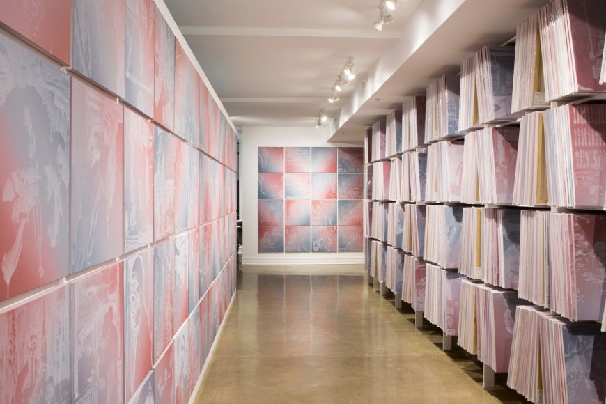 Rob Pruitt, Installation view: The Obama Paintings, 2019, Rebuild Foundation – Stony Island Arts Bank, Chicago, IL