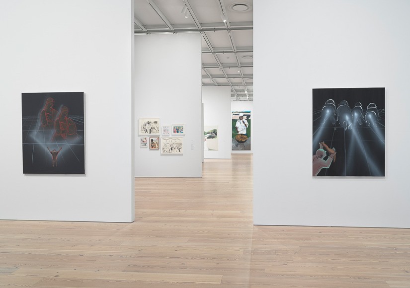 Tala Madani, Installation view: Whitney Biennial 2017