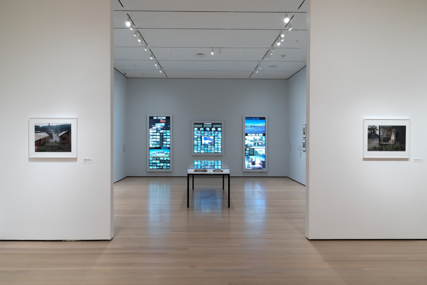Installation view of Stephen Shore. The Museum of Modern Art, NY, November 19, 2017 – May 28, 2018.
