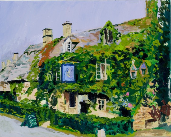Karen Kilimnik, the village pub, Little storping-by-the-sea, 2011