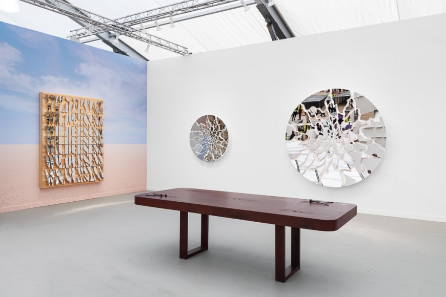 Installation view: Doug Aitken, Frieze Los Angeles, 2023, 303 Gallery, Booth B11, Photo: Ed Mumford