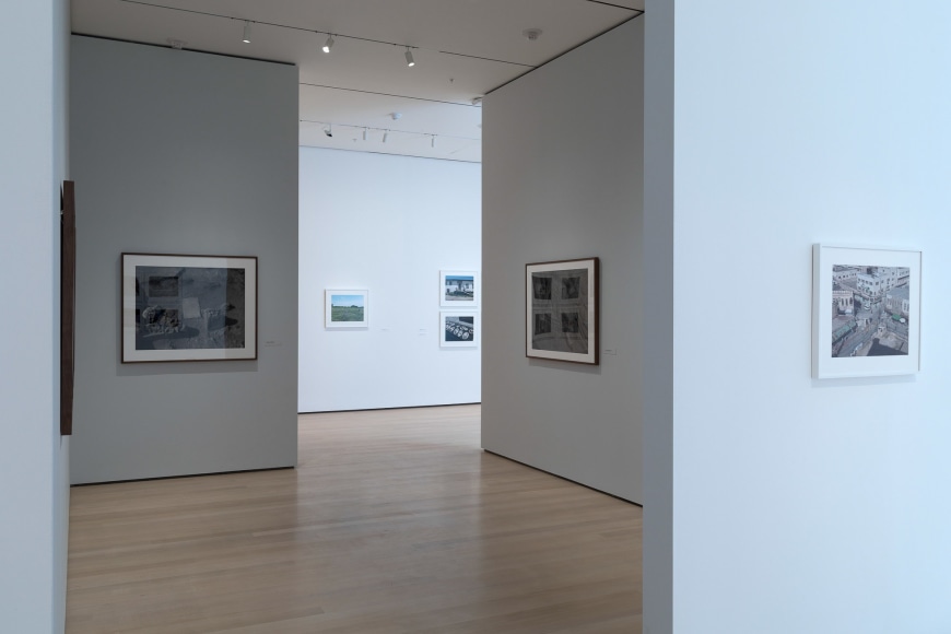 Installation view of Stephen Shore. The Museum of Modern Art, NY, November 19, 2017 – May 28, 2018.