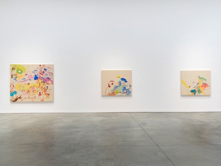 Sue Williams, Installation view: 303 Gallery, 2017