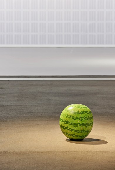 Alicja Kwade, Marsmelone, 2015, Lehmbruck Museum, © die Künstlerin, Foto Dejan Saric