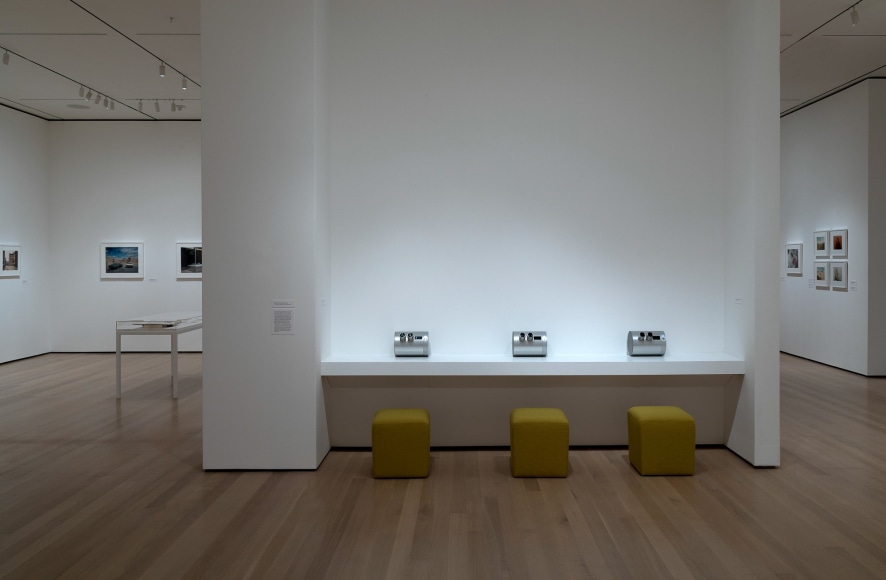 Installation view of Stephen Shore. The Museum of Modern Art, NY, November 19, 2017 – May 28, 2018.
