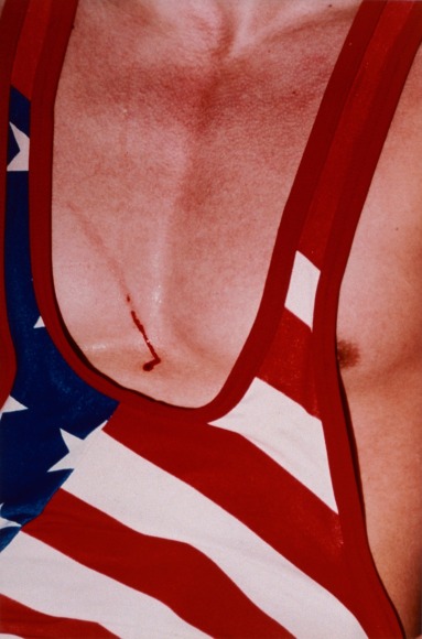Collier Schorr, American Flag (Scratch)