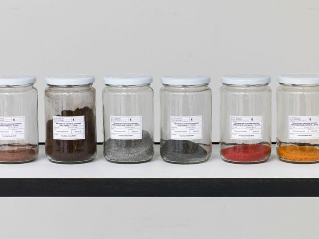 Alicja Kwade, Warten auf Gegenwart II, Installation at Kunsthalle Nürnberg, 2015