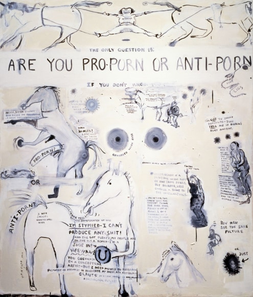 Sue Williams, Are You Pro-Porn or Anti-Porn?, 1992