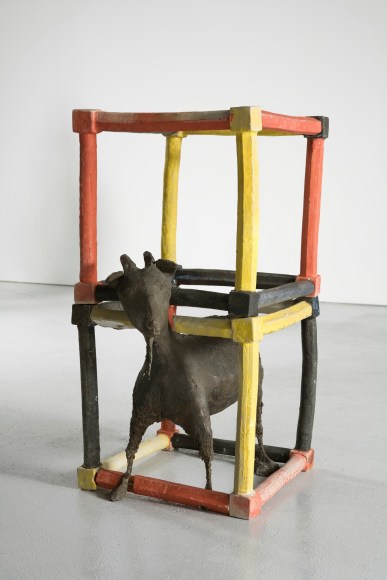 Anne Chu, Goats with Cubes No. 3, 2008