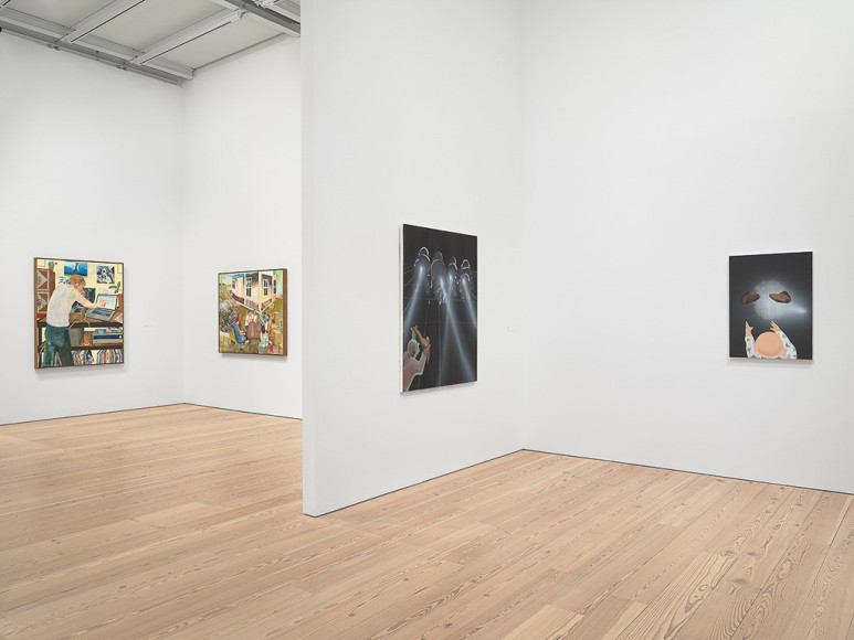 Tala Madani, Installation view: Whitney Biennial 2017