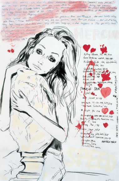 Karen Kilimnik, No One Here Gets Out Alive, 1994