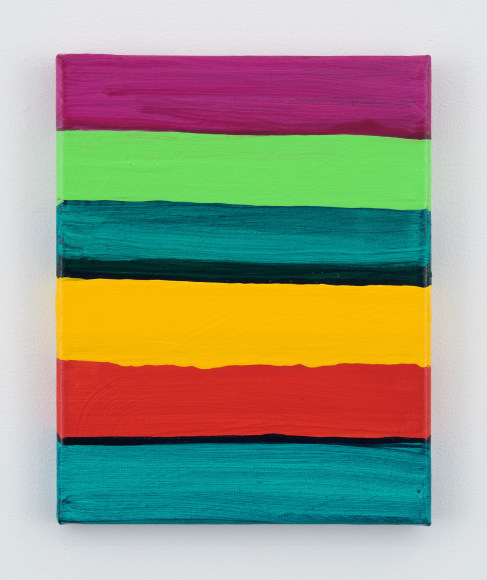 Mary Heilmann, Serape Line-Up, 2017