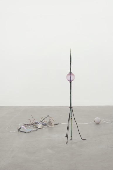 Nina Canell, Installation view:&nbsp;The New Mineral,&nbsp;Neuer Aachener Kunstverein, 2009, Photo: Robin Watkins