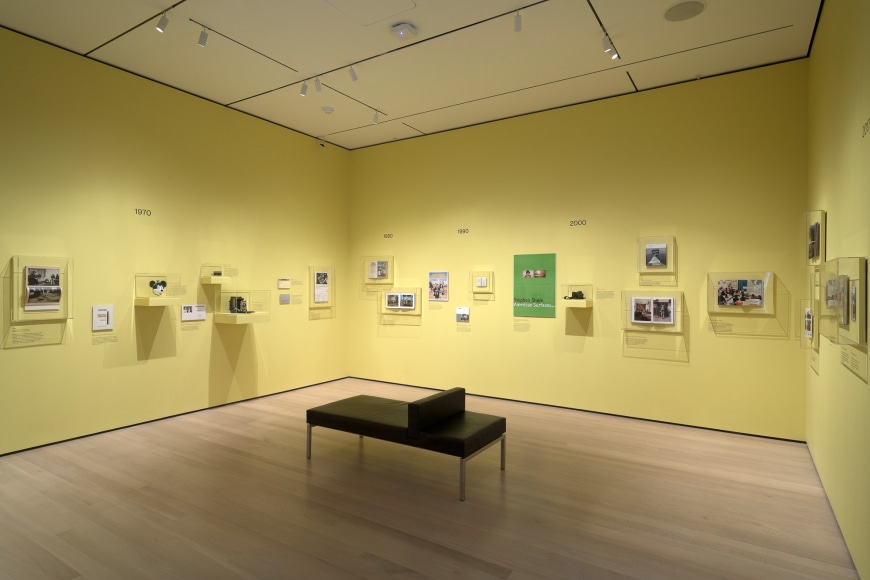 Installation view of Stephen Shore. The Museum of Modern Art, NY, November 19, 2017 – May 28, 2018.