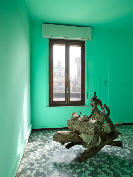 Installation view: Mike Nelson, The House of the Farmer,&nbsp;Palazzo Dell&#039;Agricoltore, Parma, 2021