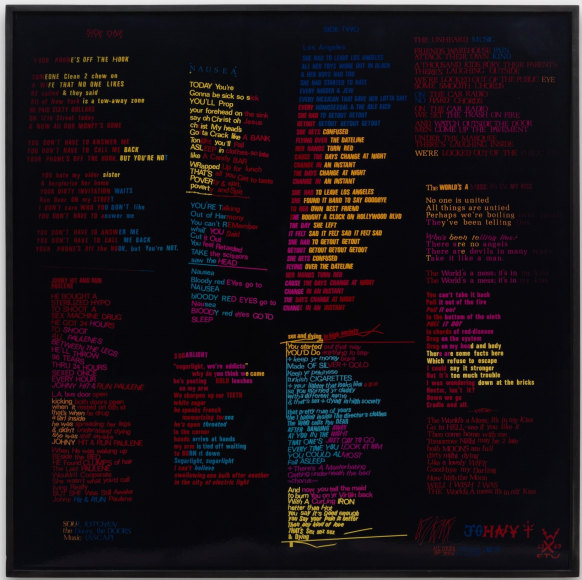 Larry Johnson, Untitled (The World's A Mess It's In My Kiss), 1987