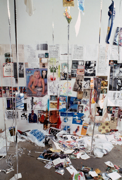 Elke Krystufek, Art and Character, 1995, Installation view: 303 Gallery