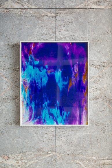 Sam Falls, Untitled (Light Room A, photogram 1), 2014