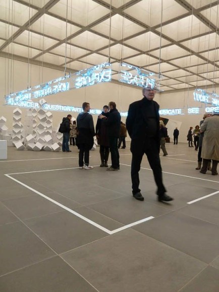 Jeppe Hein, Installation view: 1 X MUSEUM, 10 X ROOMS, 1 X WORKS, Neues Museum N&uuml;rnberg, Germany, 2010