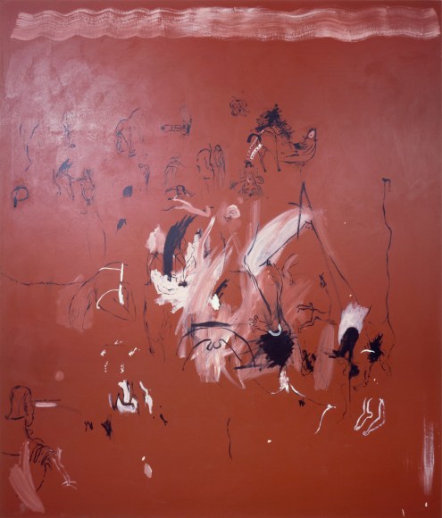 Sue Williams, Brown with Valance, 1994