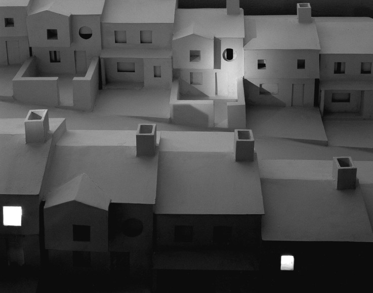 James Casebere, Subdivision with Spotlight, 1982