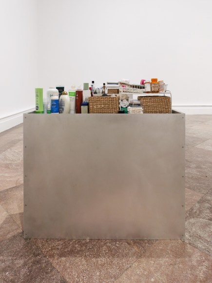 Jacob Kassay, Installation view: OTNY, Albright-Knox Art Gallery, Buffalo, 2017