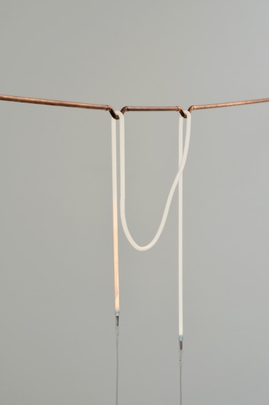 Nina Canell, Installation view: Into the Eyes as Ends of Hair, Cubitt, London, 2012