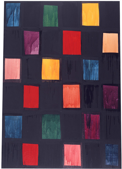 Mary Heilmann, The Thief of Baghdad, 1983, oil on canvas, 60&quot; x 42&quot;
