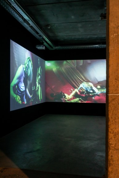 Installation view: Kim Gordon, Object of Projection, curated by Lawrence English, gnration, Braga, Portugal., Photo: Adriano Ferreira Borges