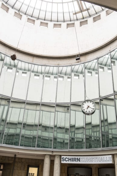 Alicja Kwade, The Void of the Moment in Motion, Installation at Schirn Kunsthalle Frankfurt