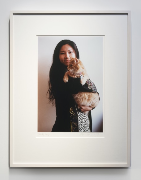 Dan Graham, Wendy with Cat, 1996