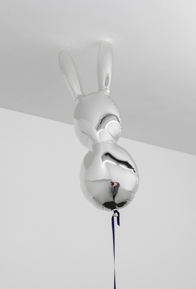 Jeppe Hein, Bunny Mirror Balloon (silver)