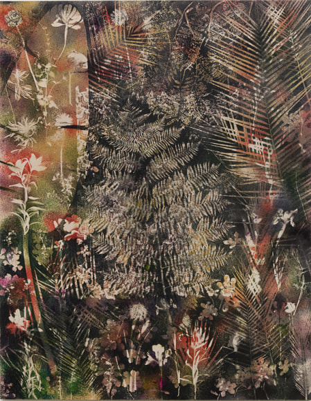 Sam Falls, Untitled (Neutra House, Los Feliz, CA., 1), 2018